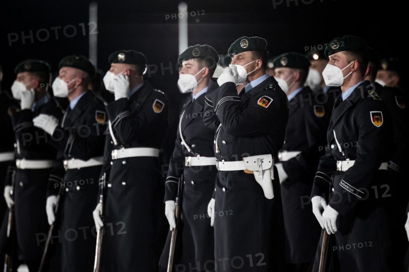 Soldiers from the Guard Battalion of the German Armed Forces