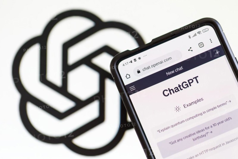 ChatGPT artificial intelligence AI Chat GPT artificial intelligence AI with logo by OpenAI in Stuttgart
