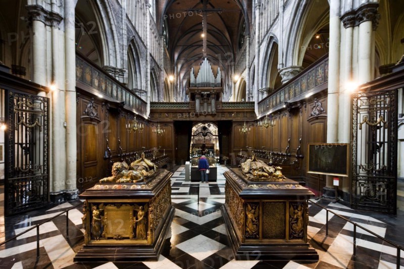 Tombs of Mary of Burgundy and Charles the Bold in the Church of Our Lady