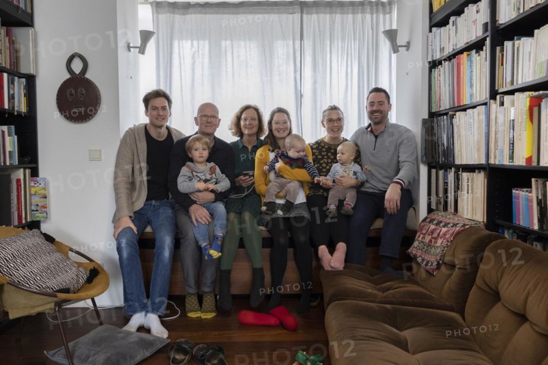Family photo with grandparents