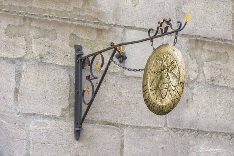 Historical nose sign from the Honey House