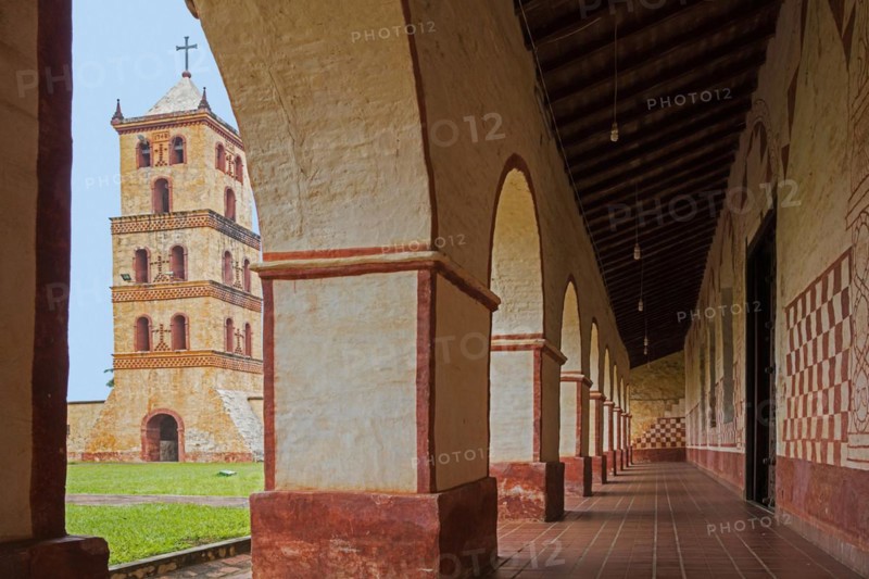The Jesuit Mission church of San Jose de Chiquitos