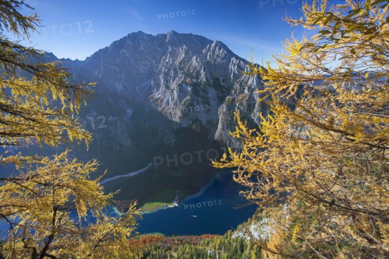 View from Feuerpalfen over the Watzmann and Sankt Bartholomae
