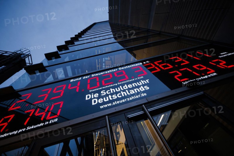 Germany's Debt Clock by the Taxpayers' Association of Germany Berlin