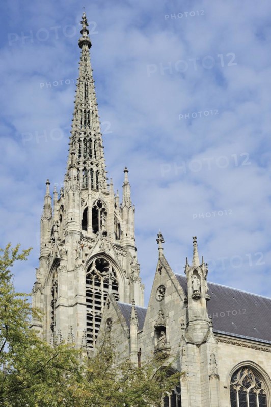 The church Eglise Saint-Maurice in Gothic style in Lille