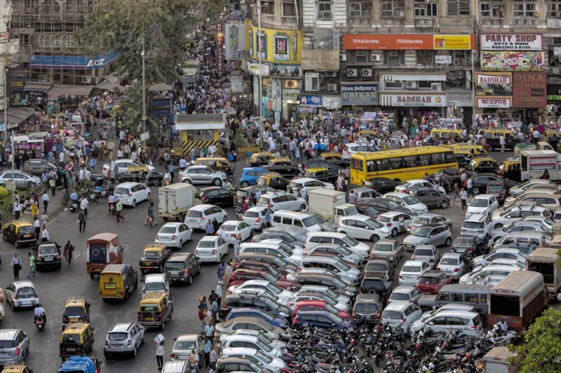 Rush hour at Crawford Market