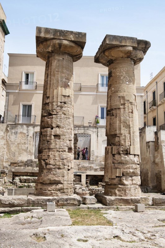 Columns of the 6th century Temple of Neptune Taranto