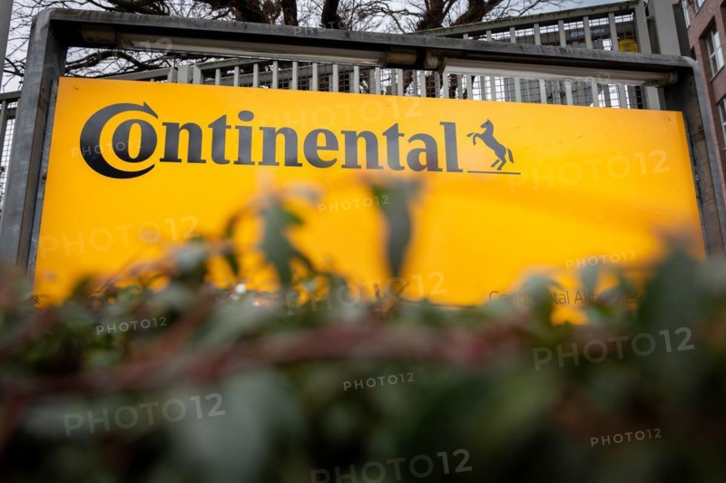 A sign of the Continental company in front of their headquarters in Hanover