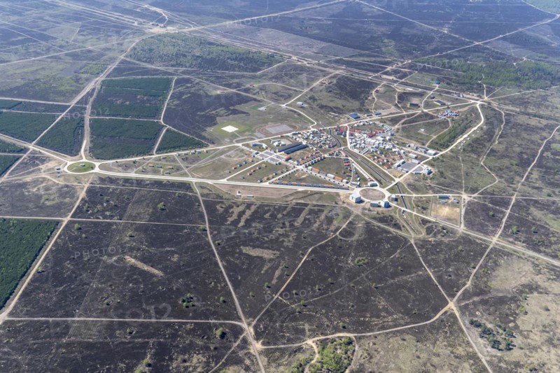 Aerial view of the Army Combat Training Centre