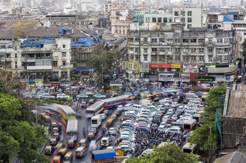 Rush hour at Crawford Market