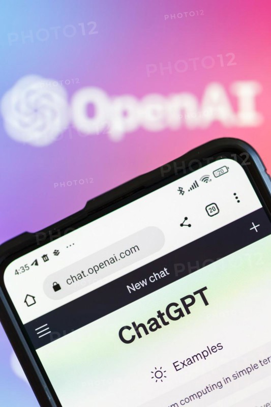 ChatGPT artificial intelligence AI Chat GPT artificial intelligence AI with logo by OpenAI in Stuttgart