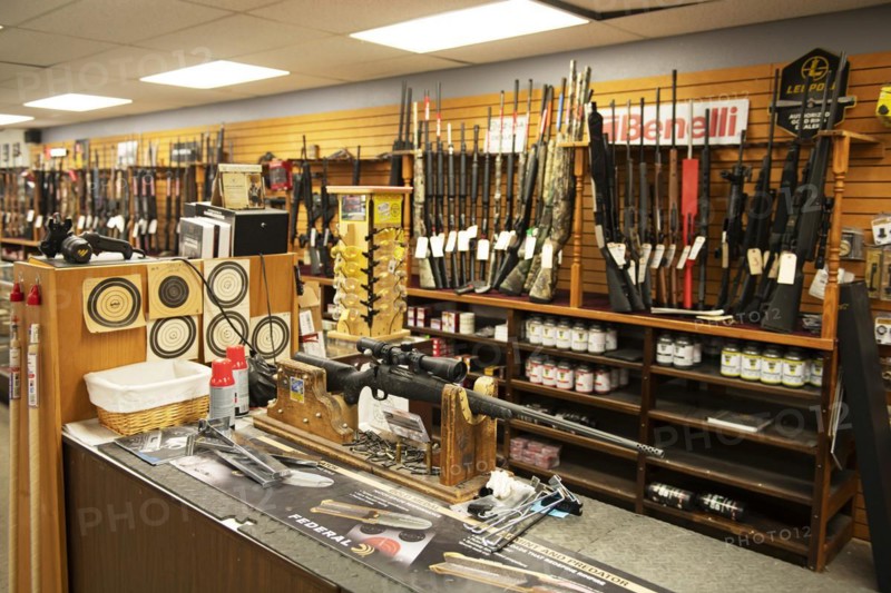 Outdoor shop sells rapid-fire weapons