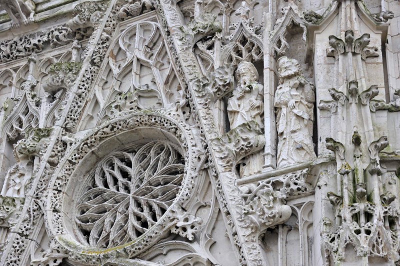 Rose window of the chapel of the Holy Spirit