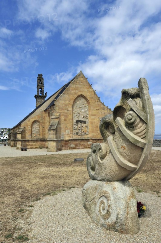 The chapel Notre-Dame de Rocamadour in the harbour of Camaret-sur-Mer