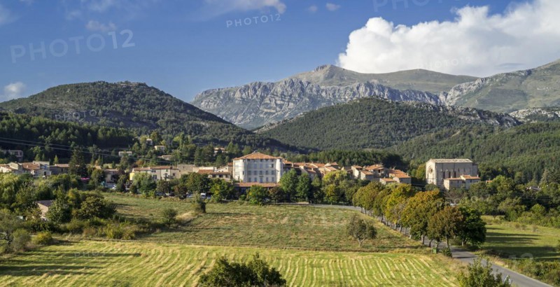 The village La Palud-sur-Verdon near the Gorges du Verdon