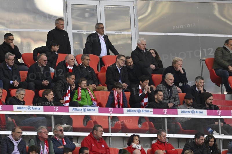 In the stands Oliver Kahn Chairman of the Board FC Bayern Munich FCB