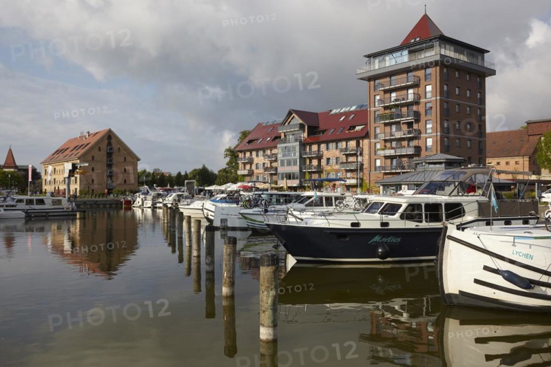 Houseboats in Neustrelitz