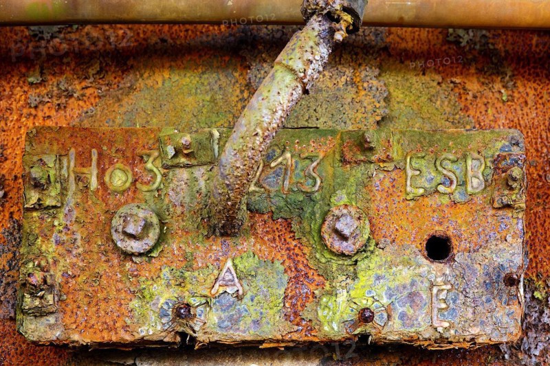 Detail on the blast furnace of the Henrichshuette