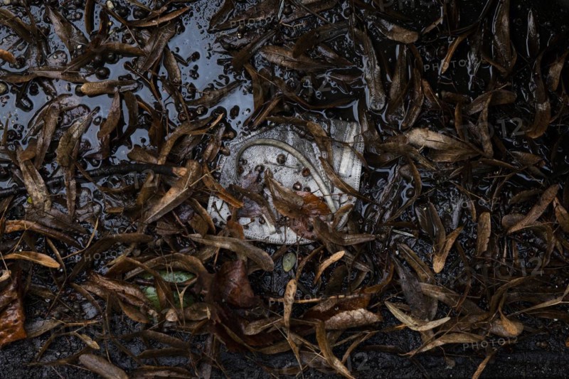 A discarded mask