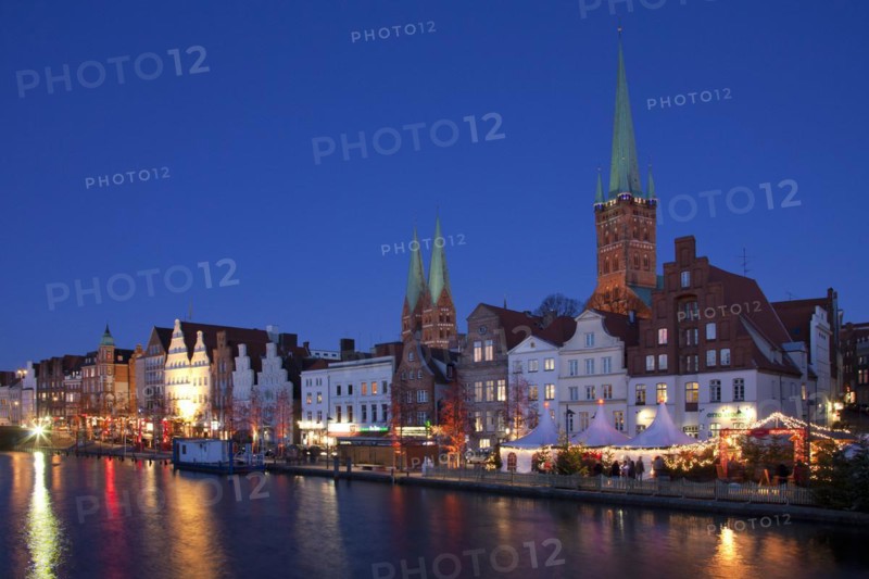 Christmas market in the Hanseatic City of Luebeck