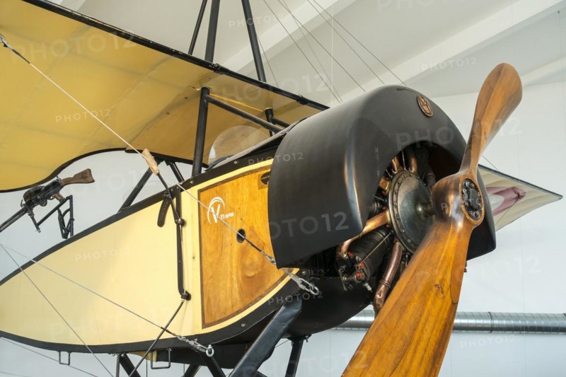 Replica of WWI Morane-Saulnier L at the Guynemer pavilion