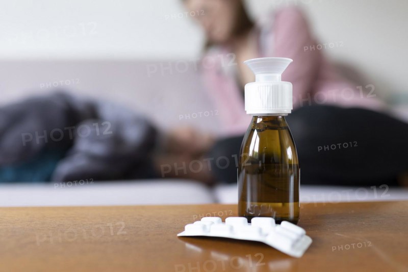 Mother and sick child