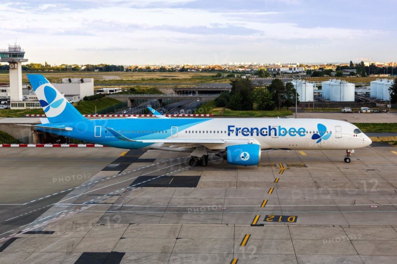 A Frenchbee Airbus A350-900 aircraft with registration F-HREV at Paris Orly Airport