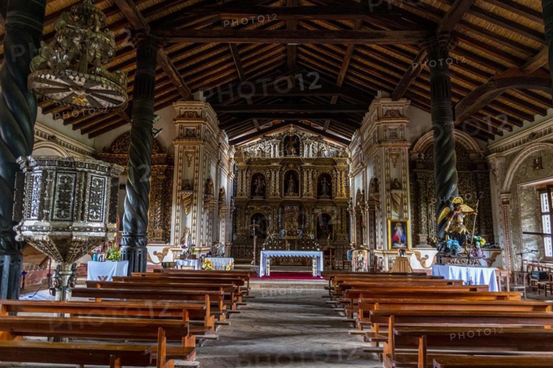 Interior of San Rafael de Velasco mission
