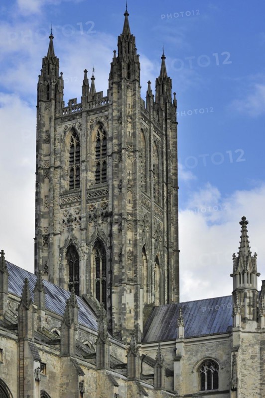 The Bell Harry Tower of the Canterbury Cathedral in Canterbury