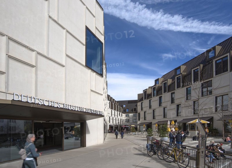 Augustinerhof with the new German Museum Nuremberg