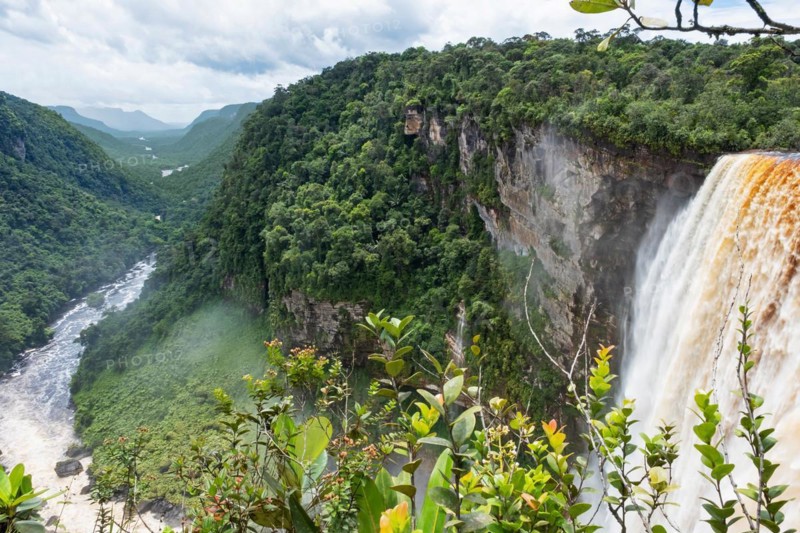 Kaieteur Falls on the Potaro River in the Kaieteur National Park