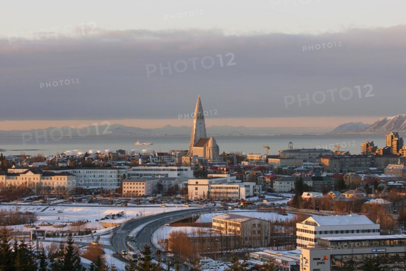View over the Lutheran Hallgrimskirkja