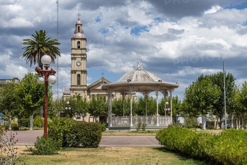 Church in the center of the Unesco site