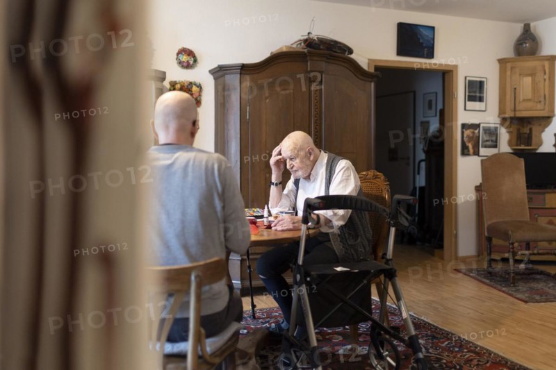 Dementia. Old man