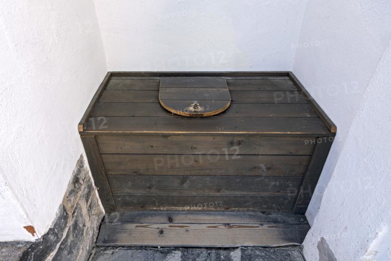 Wooden outhouse