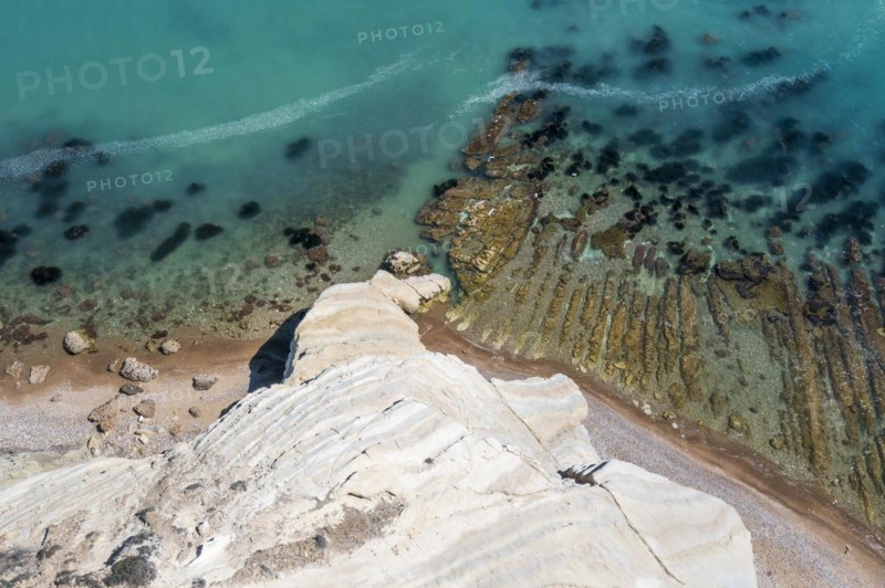Chalk cliffs at Capo Bianco