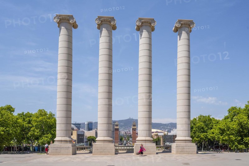 Columns at Montjuic