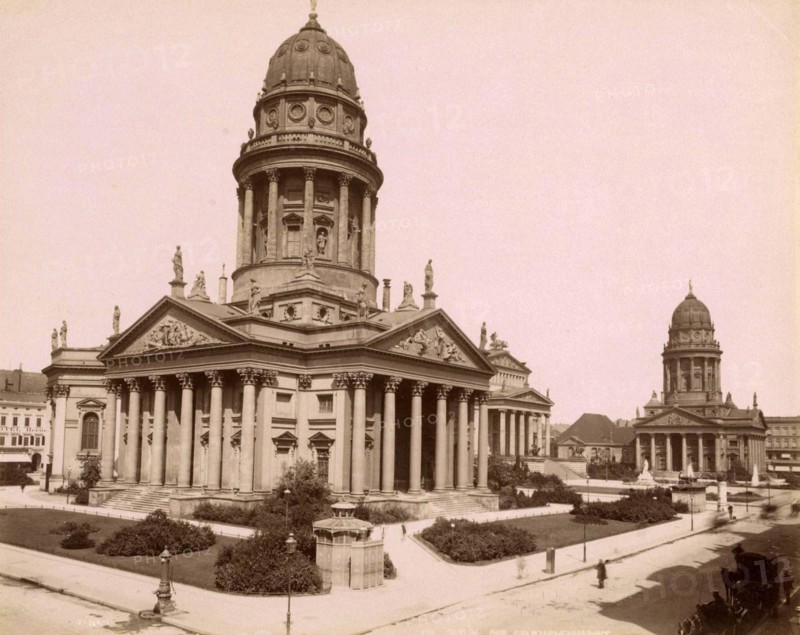 View of the Gendarmenmarkt in Berlin