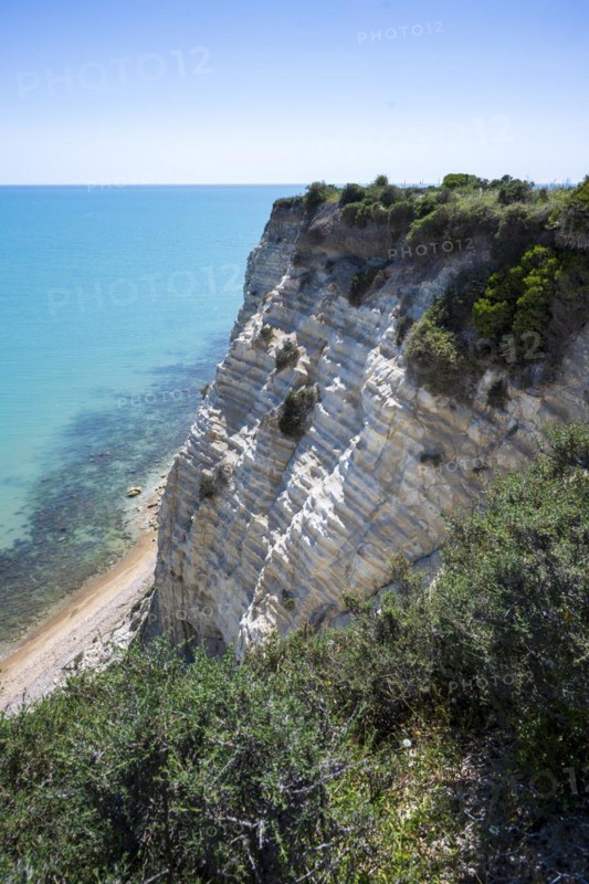 Chalk cliffs at Capo Bianco