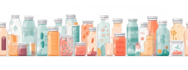 Seamless tileable rows of medicine and drug bottles with pills on a white background