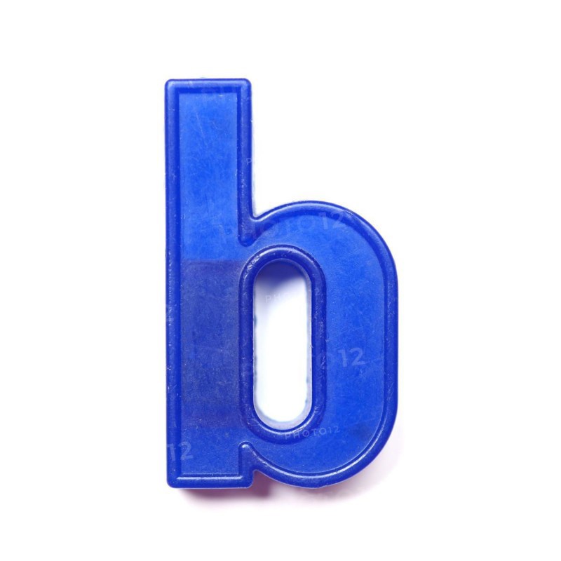 Magnetic lowercase letter B