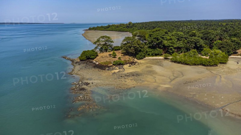 Aerial of Rubane island