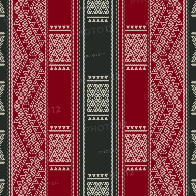 Traditional Tunisian embroidery pattern