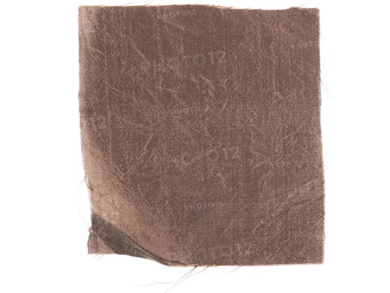 Brown fabric sample
