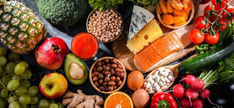 Food products representing the nutritarian diet which may improve overall health status
