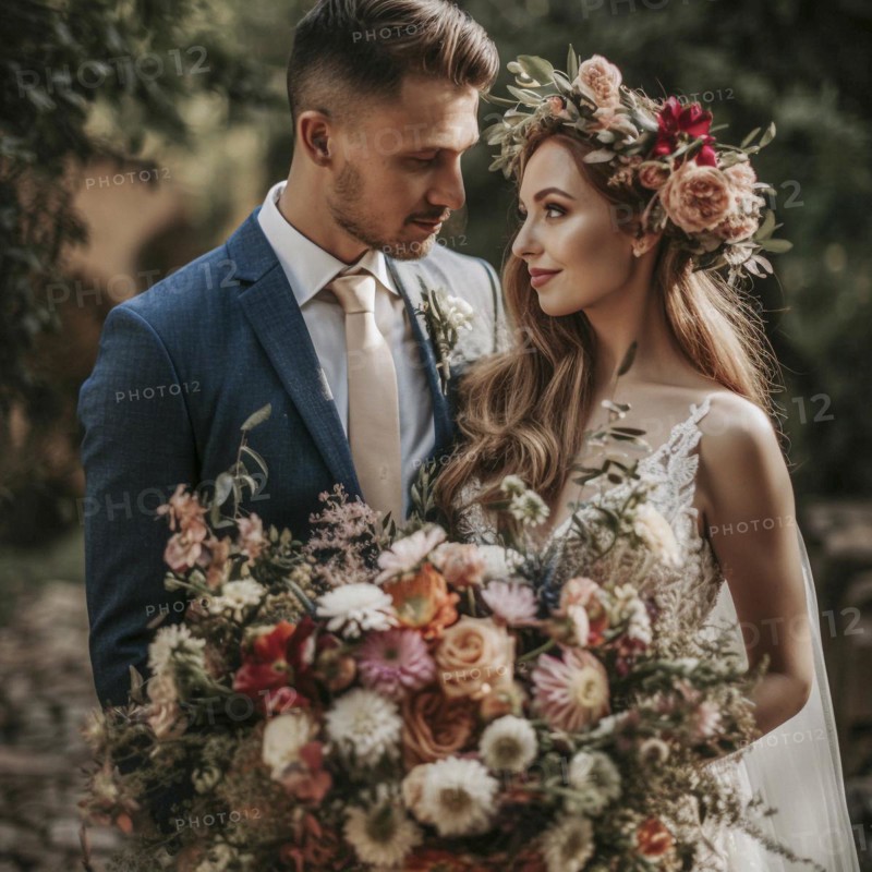Bridal couple