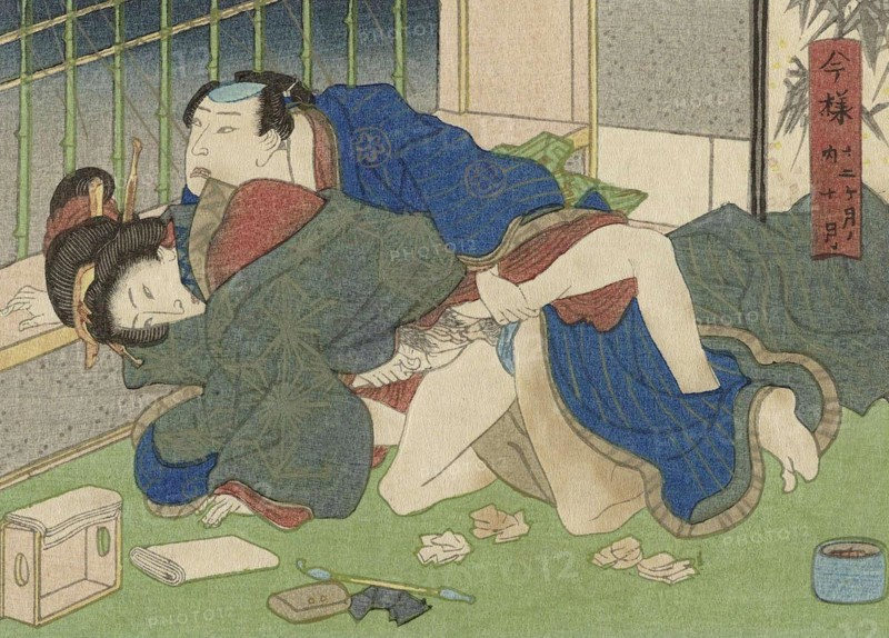 Erotic scene