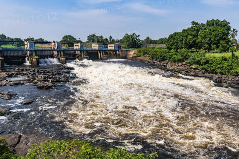 Rapids on the Tshopo river