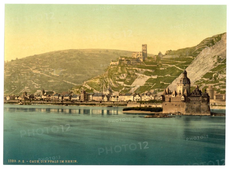 The Palatinate in the Rhine near Kaub