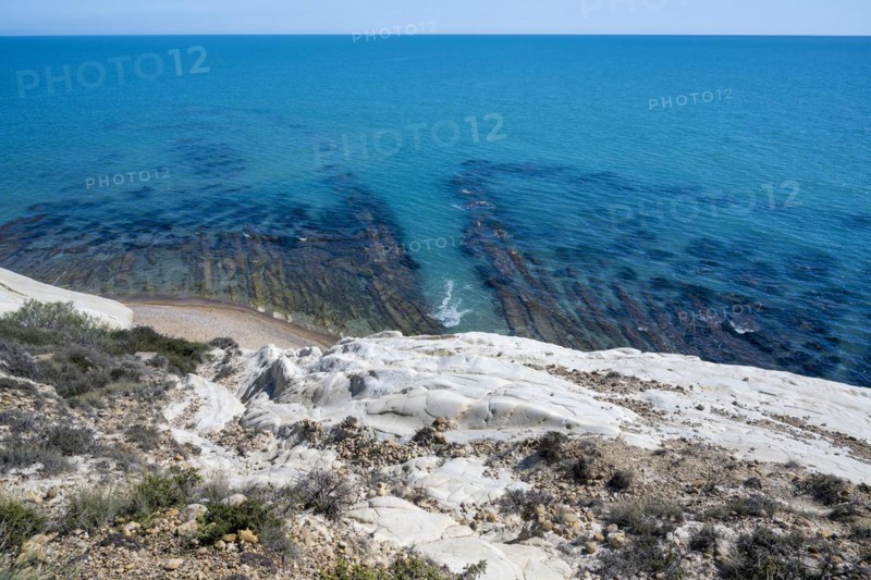 Chalk cliffs at Capo Bianco